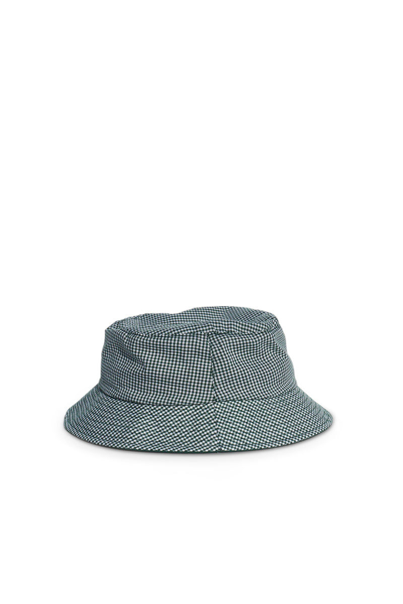 Gingham Bucket Hat - Hunter Green