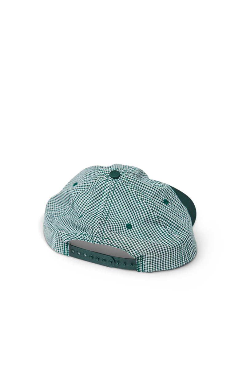 Gingham Cap - Hunter Green