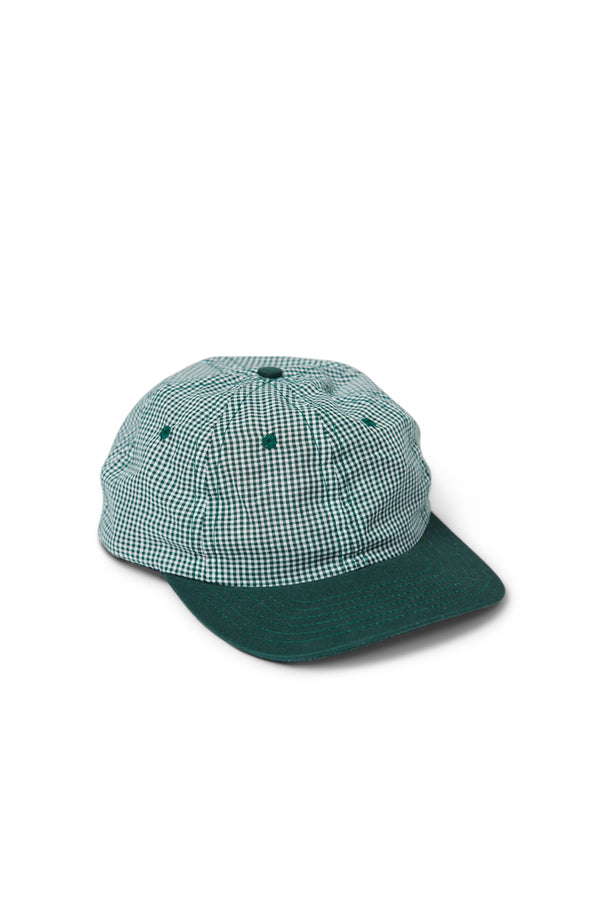 Gingham Cap - Hunter Green
