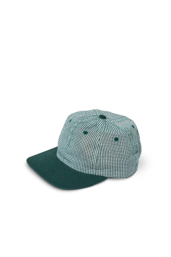 Gingham Cap - Hunter Green