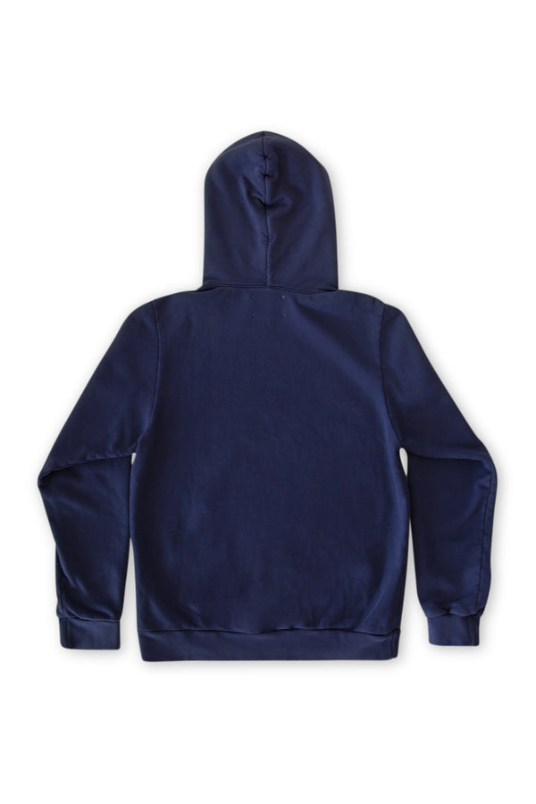 Classic Fit Hoodie - Washed Navy