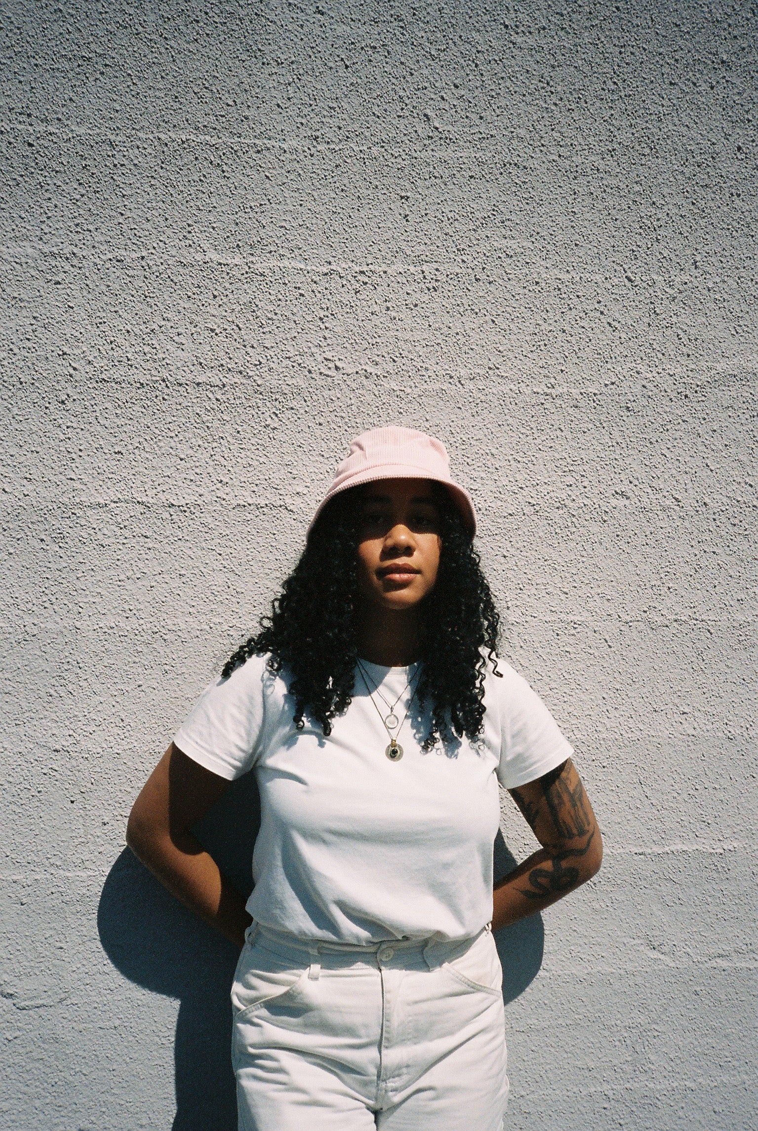 Corduroy Bucket Hat - Pink