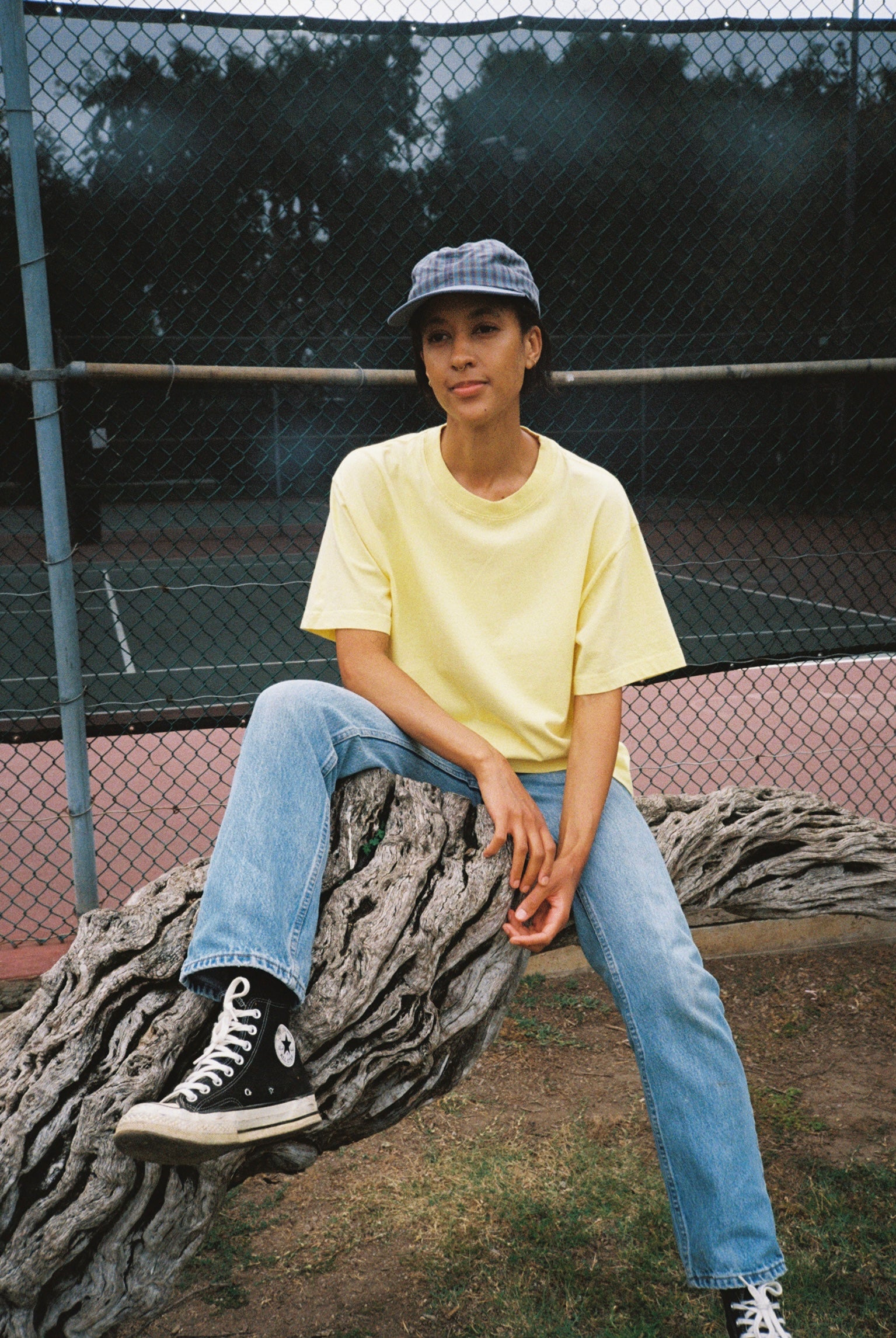 Short Sleeve Tee - Washed Yellow