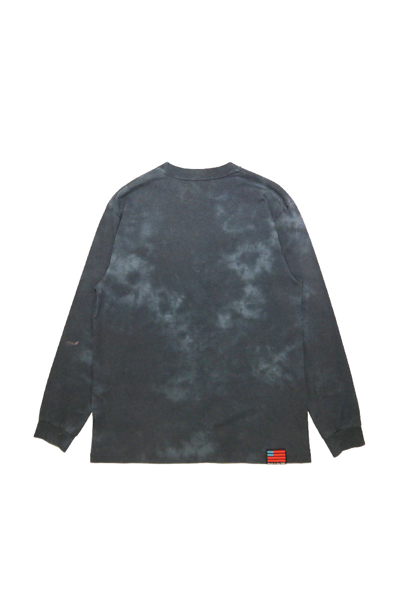 Long Sleeve Tee - Cloudy Washed Black