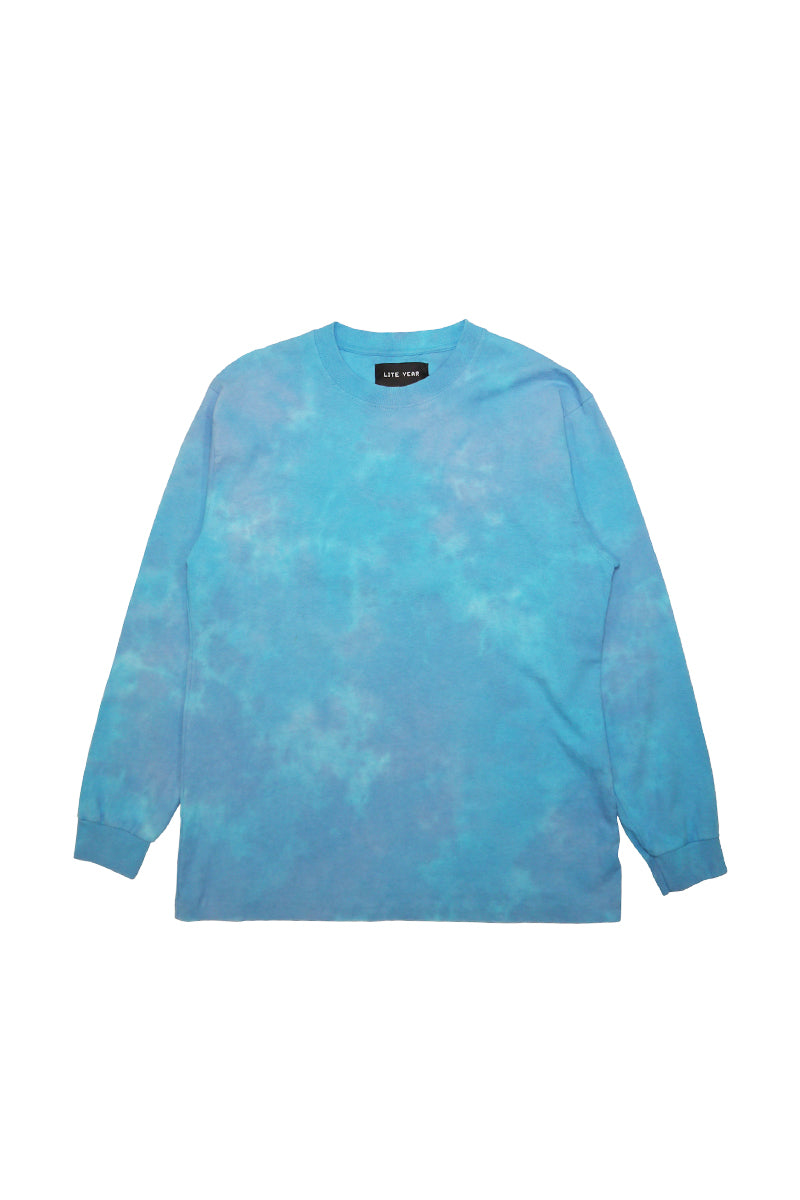 Long Sleeve Tee - Cloudy Washed Blue