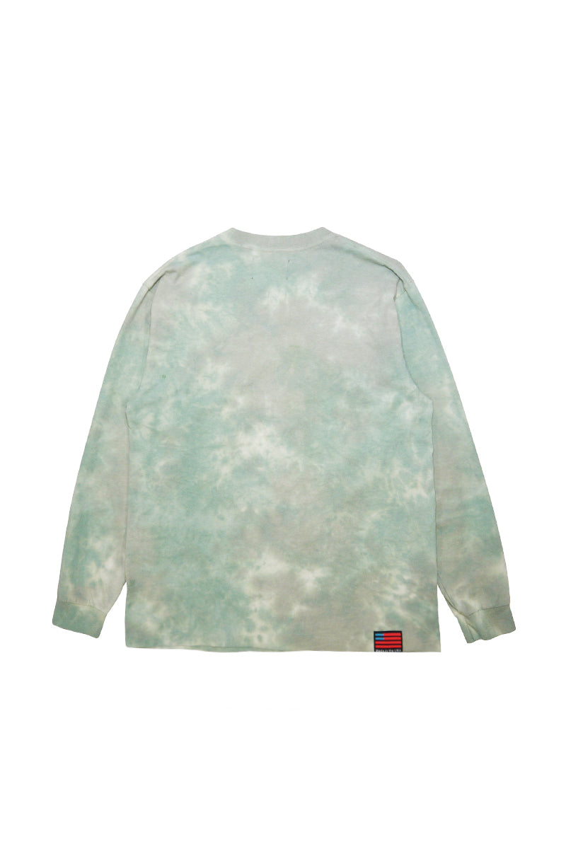 Long Sleeve Tee - Cloudy Washed Green