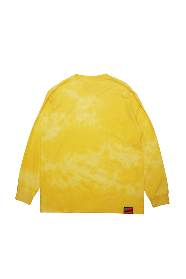 Long Sleeve Tee - Cloudy Washed Yellow