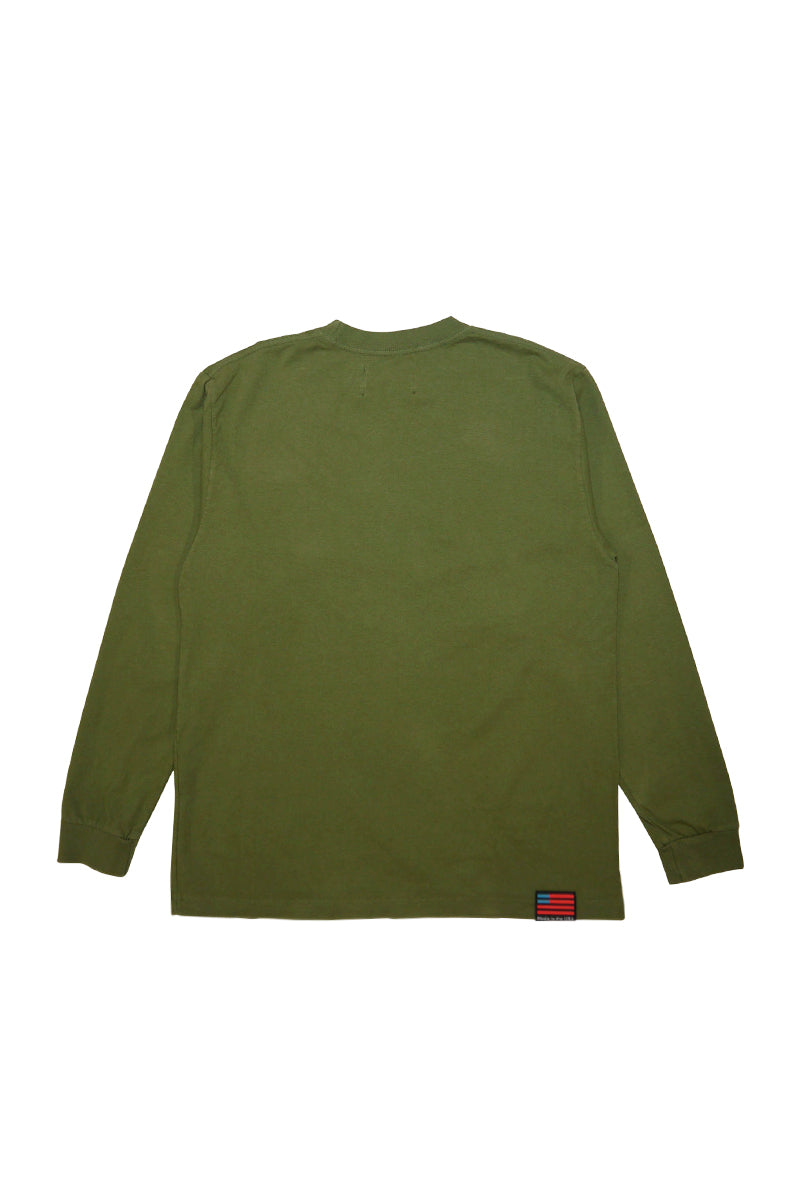 Long Sleeve Tee - Washed Olive