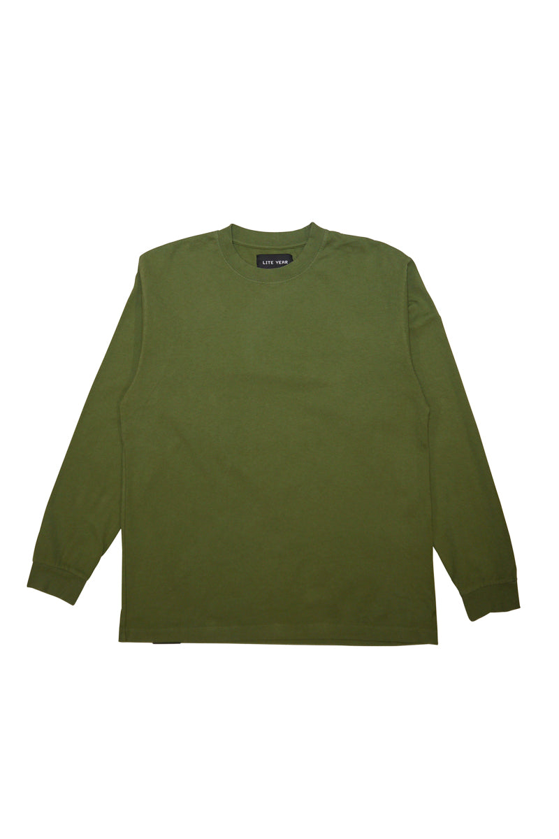 Long Sleeve Tee - Washed Olive