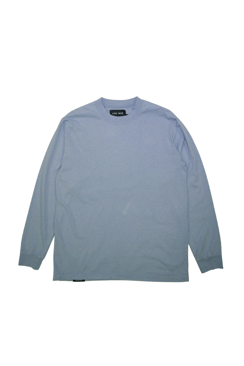 Long Sleeve Tee - Washed Light Blue