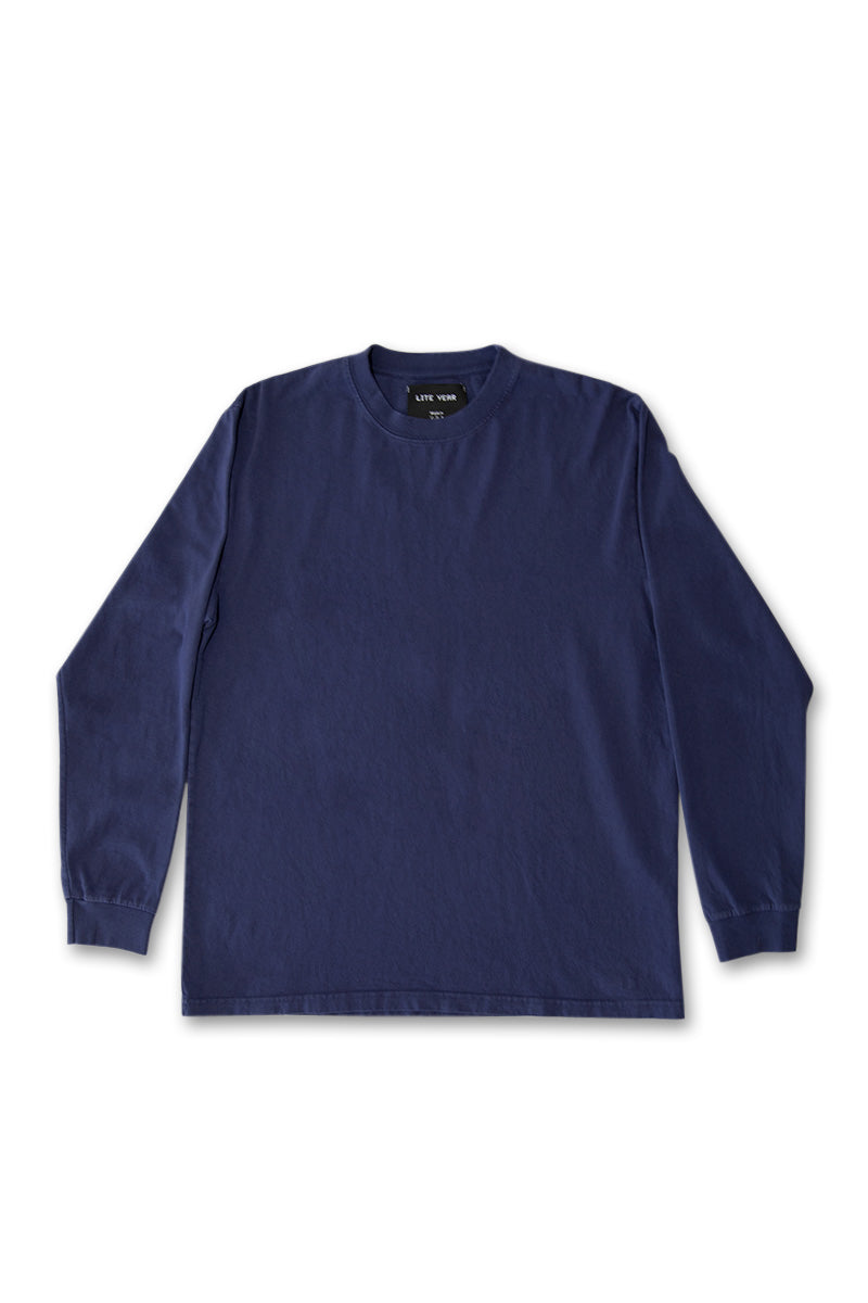 Long Sleeve Tee - Washed Navy