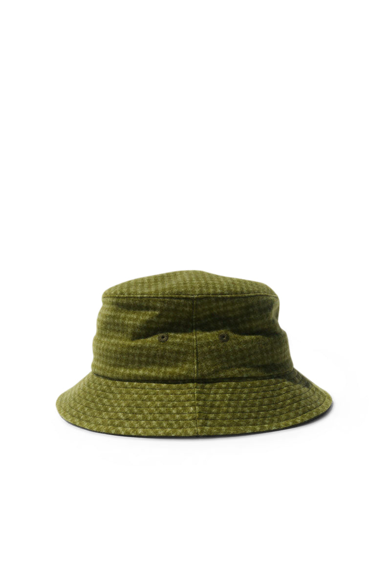 Houndstooth Bucket Hat - Green