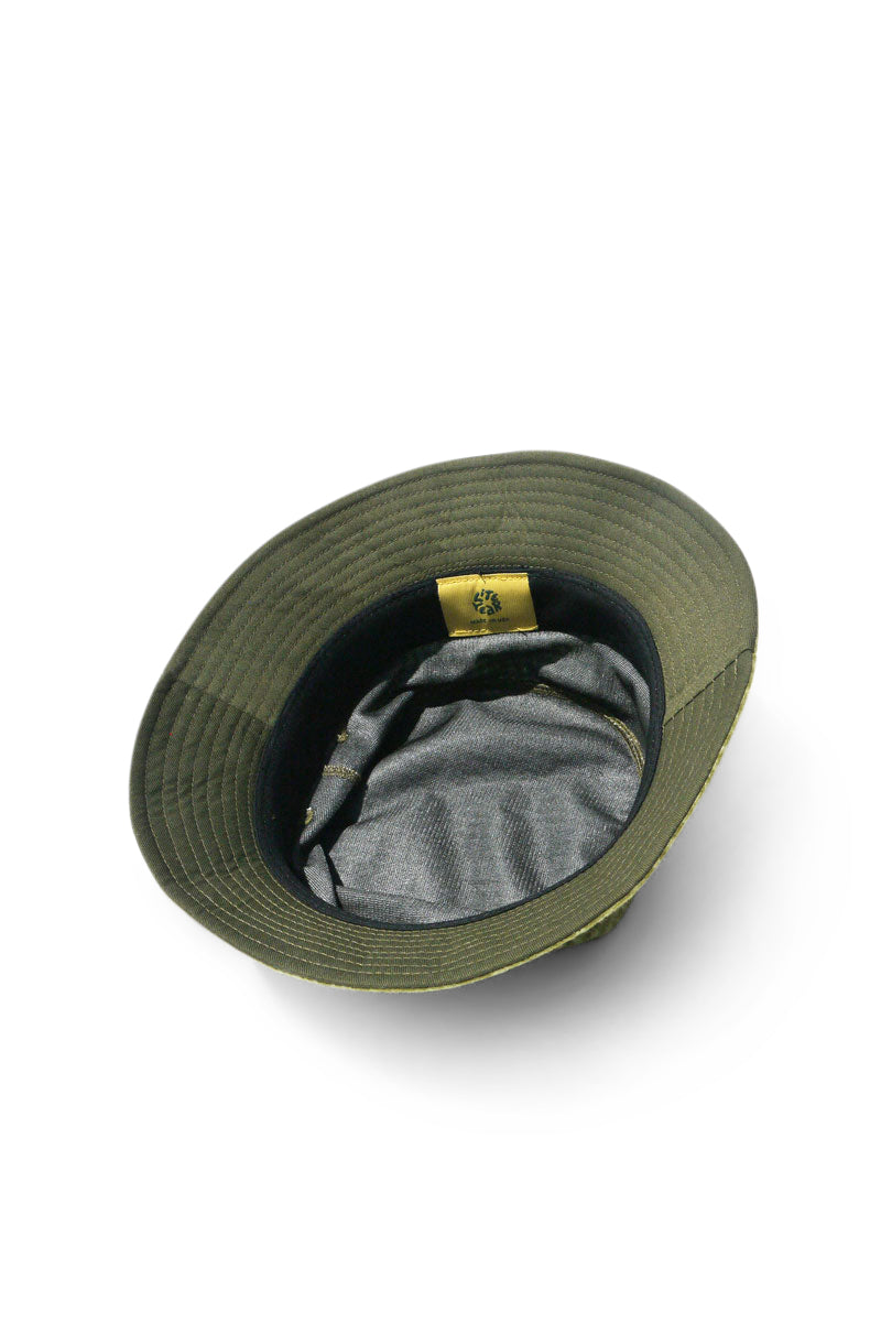 Houndstooth Bucket Hat - Green