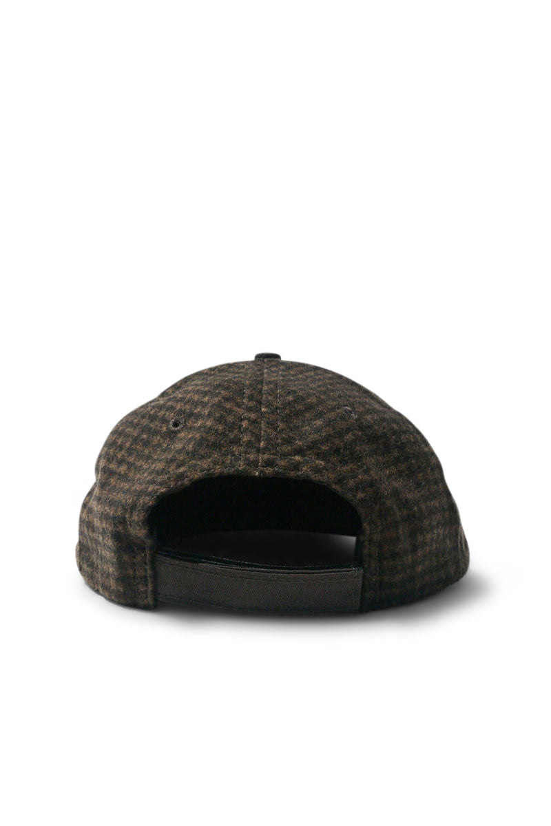 Houndstooth Cap - Brown