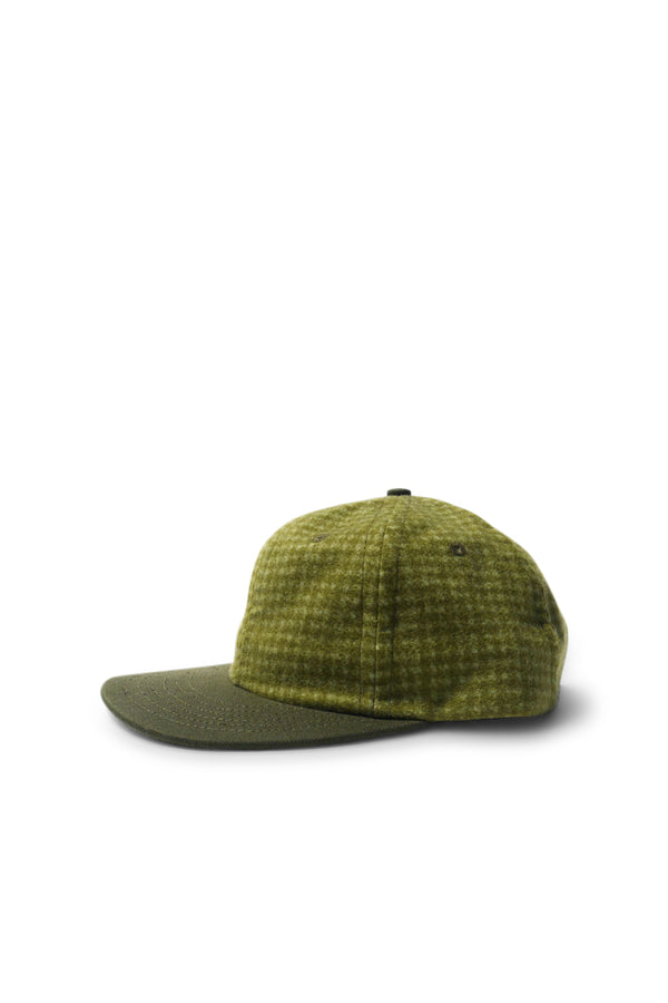 Houndstooth Cap - Green