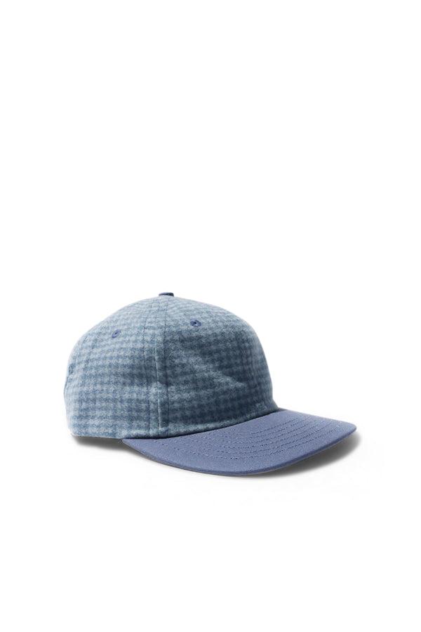 Houndstooth Cap - Light Blue