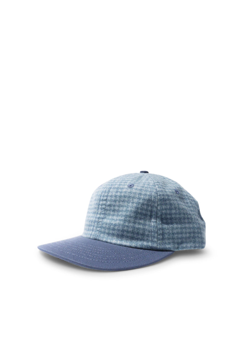 Houndstooth Cap - Light Blue