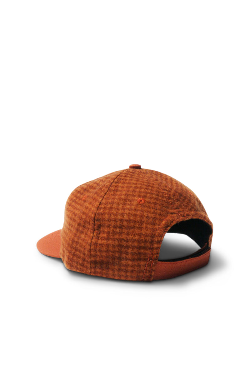 Houndstooth Cap - Orange