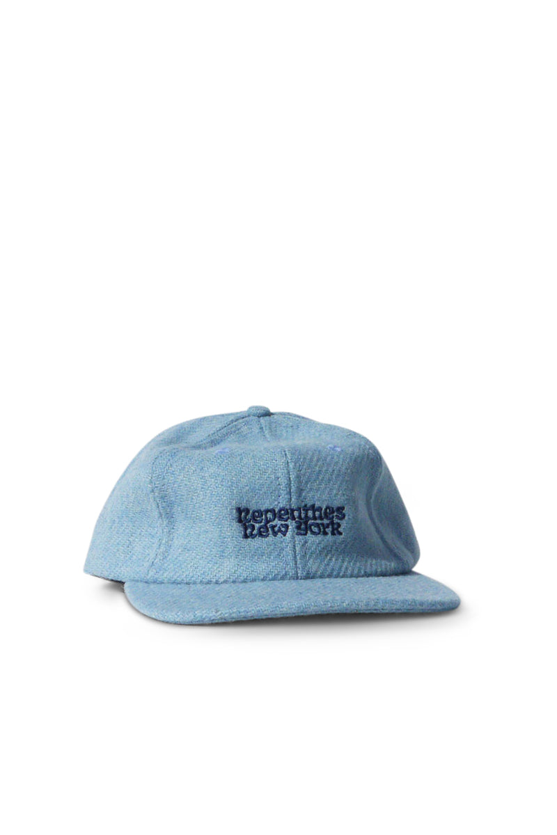 Lite Year x Nepenthes Harris Tweed® Cap - Light Blue