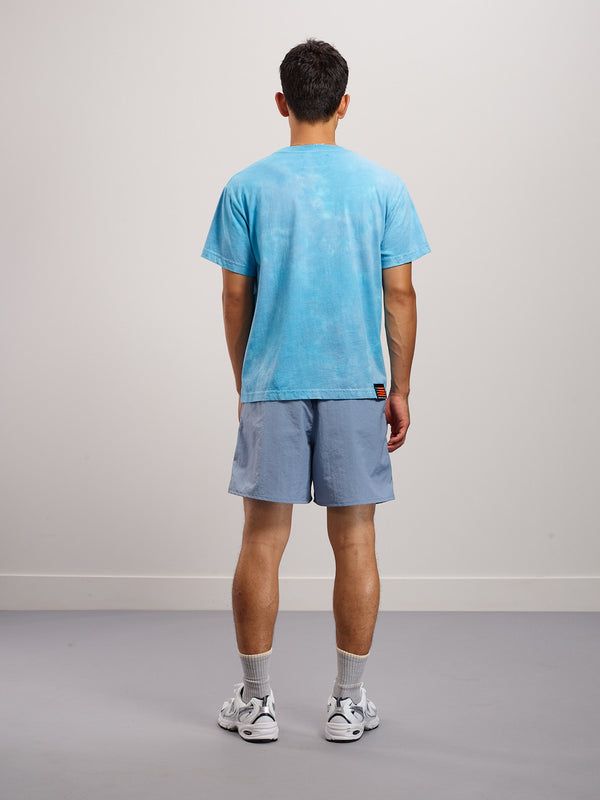 Short Sleeve Pocket Tee - Washed Cloudy Blue
