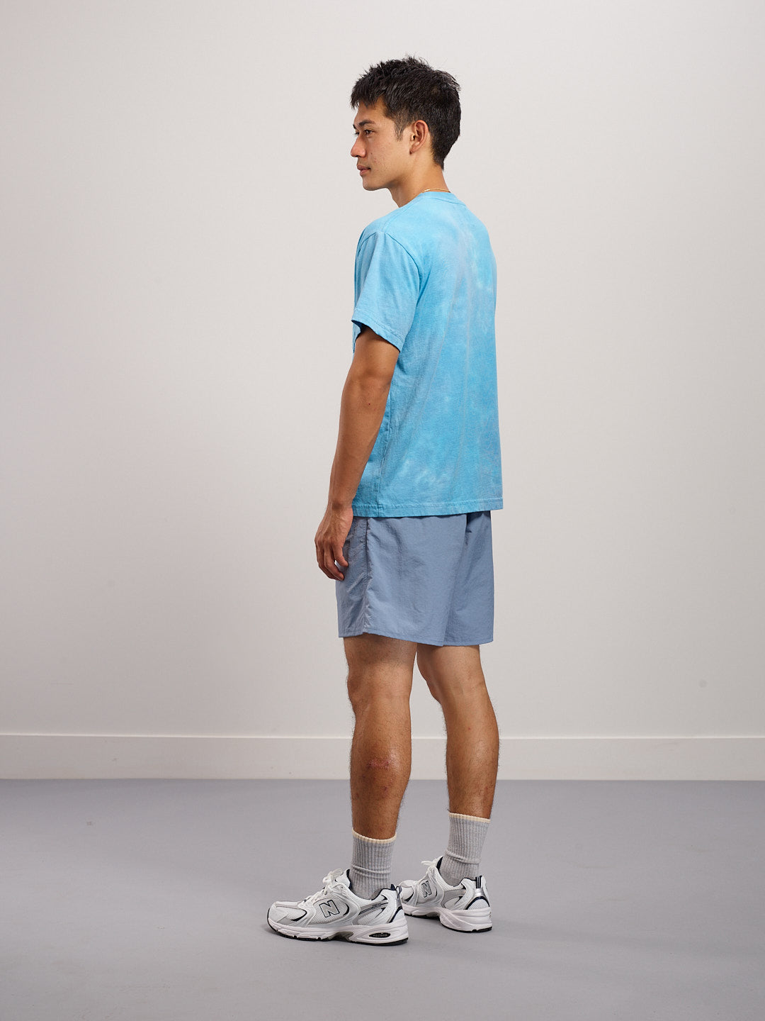 Short Sleeve Pocket Tee - Washed Cloudy Blue
