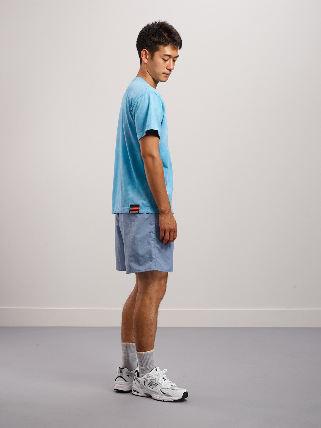 Short Sleeve Pocket Tee - Washed Cloudy Blue