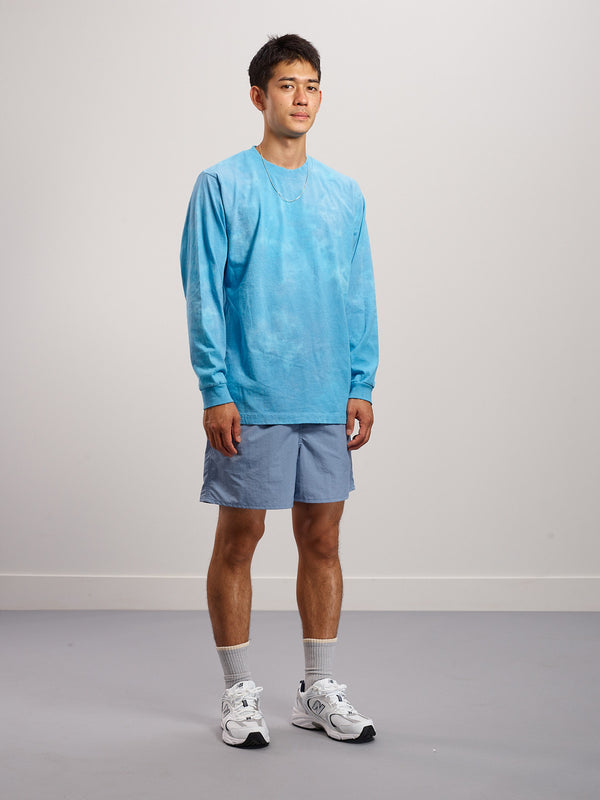 ECONYL® nylon shorts - Light Blue
