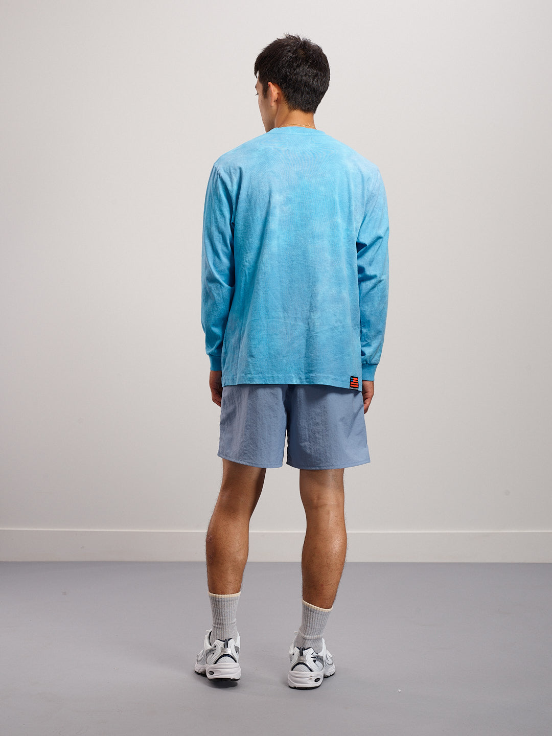 Long Sleeve Tee - Cloudy Washed Blue