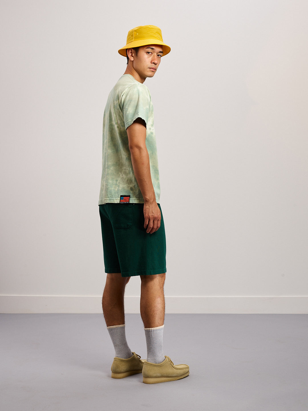 Short Sleeve Pocket Tee - Cloudy Washed Green