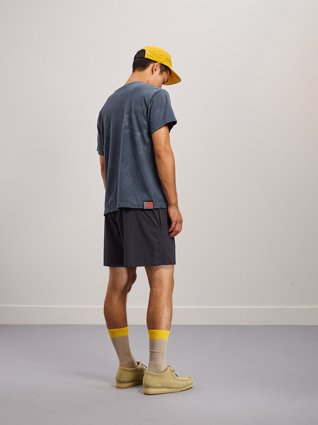 Short Sleeve Pocket Tee - Cloudy Washed Black
