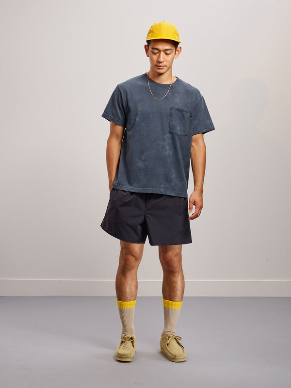 Short Sleeve Pocket Tee - Cloudy Washed Black