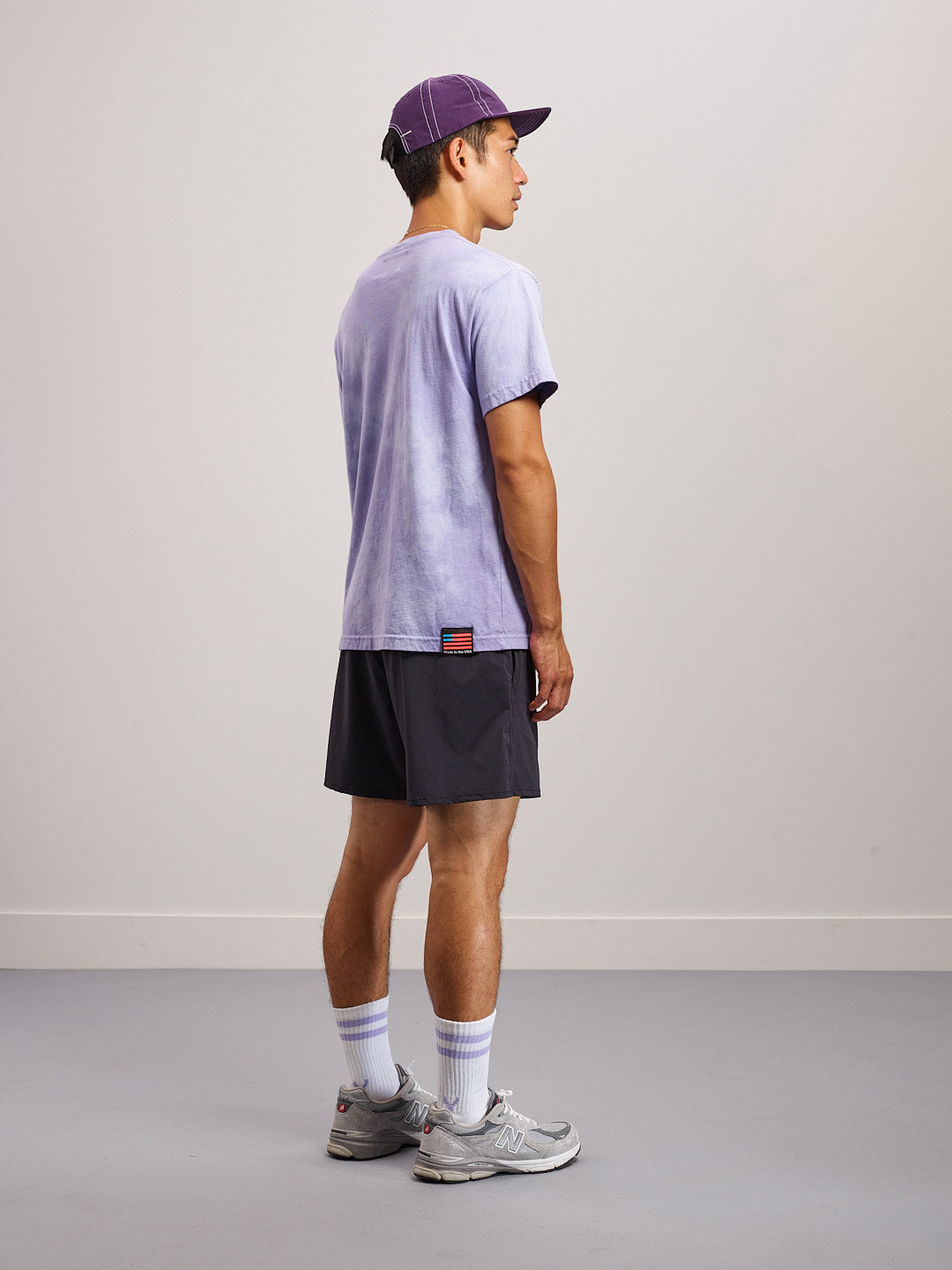 Short Sleeve Pocket Tee - Cloudy Washed Lavender