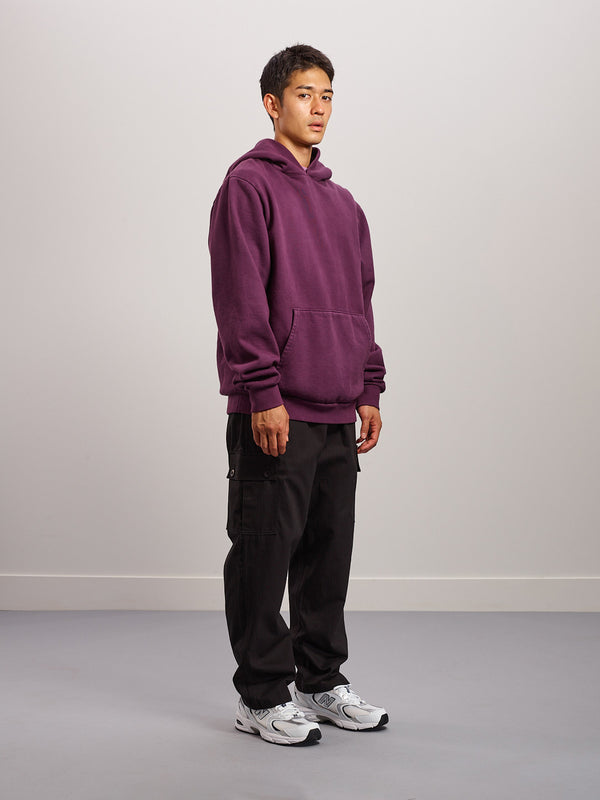 Classic Fit Hoodie - Eggplant
