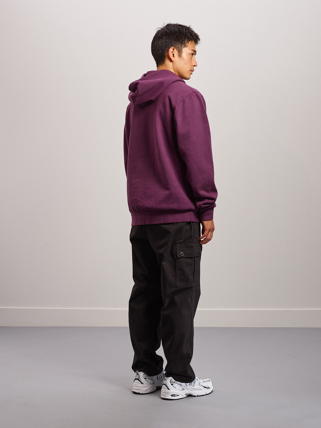Classic Fit Hoodie - Eggplant