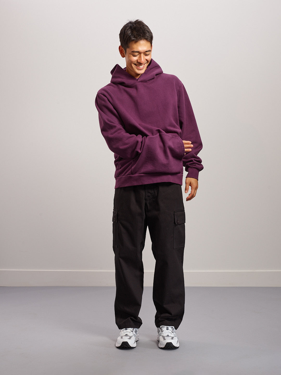 Classic Fit Hoodie - Eggplant