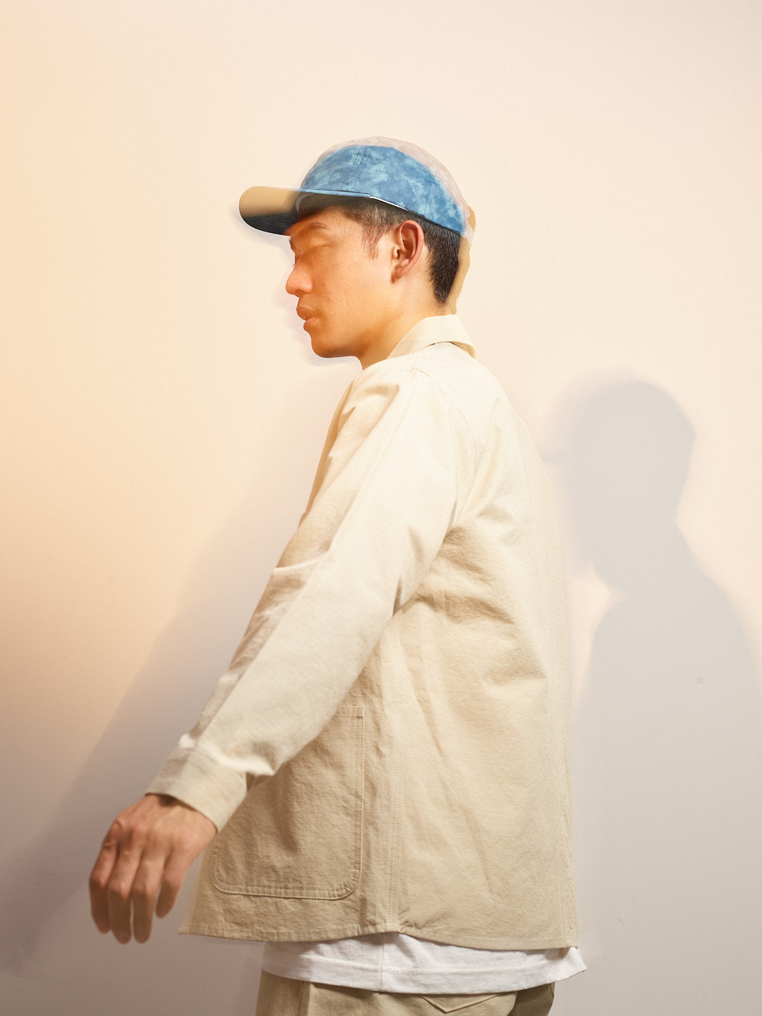 Lite Year Japanese Cotton Twill 6 Panel Cap - Cloudy Navy