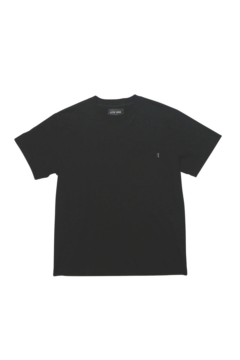 Short Sleeve Pocket Tee - Black