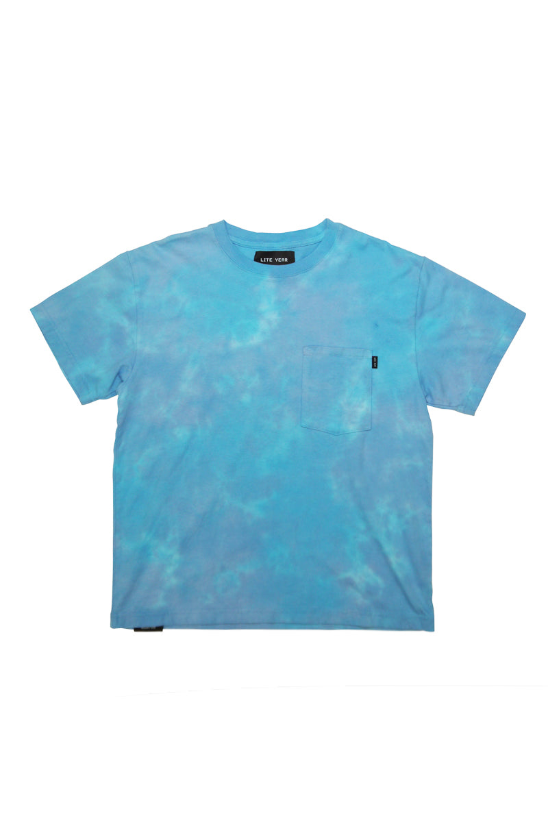 Short Sleeve Pocket Tee - Washed Cloudy Blue