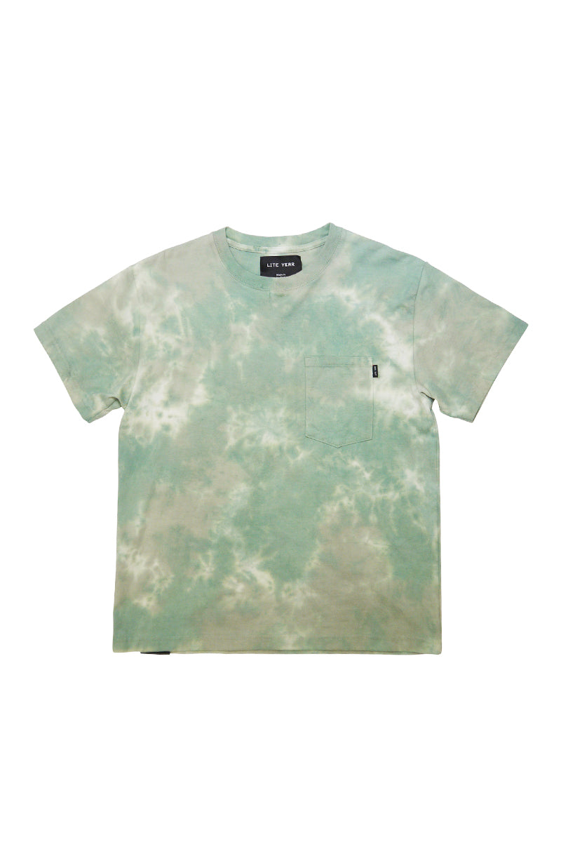 Short Sleeve Pocket Tee - Cloudy Washed Green