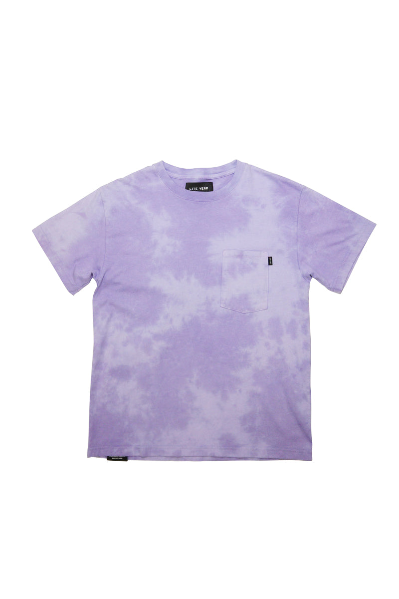 Short Sleeve Pocket Tee - Cloudy Washed Lavender
