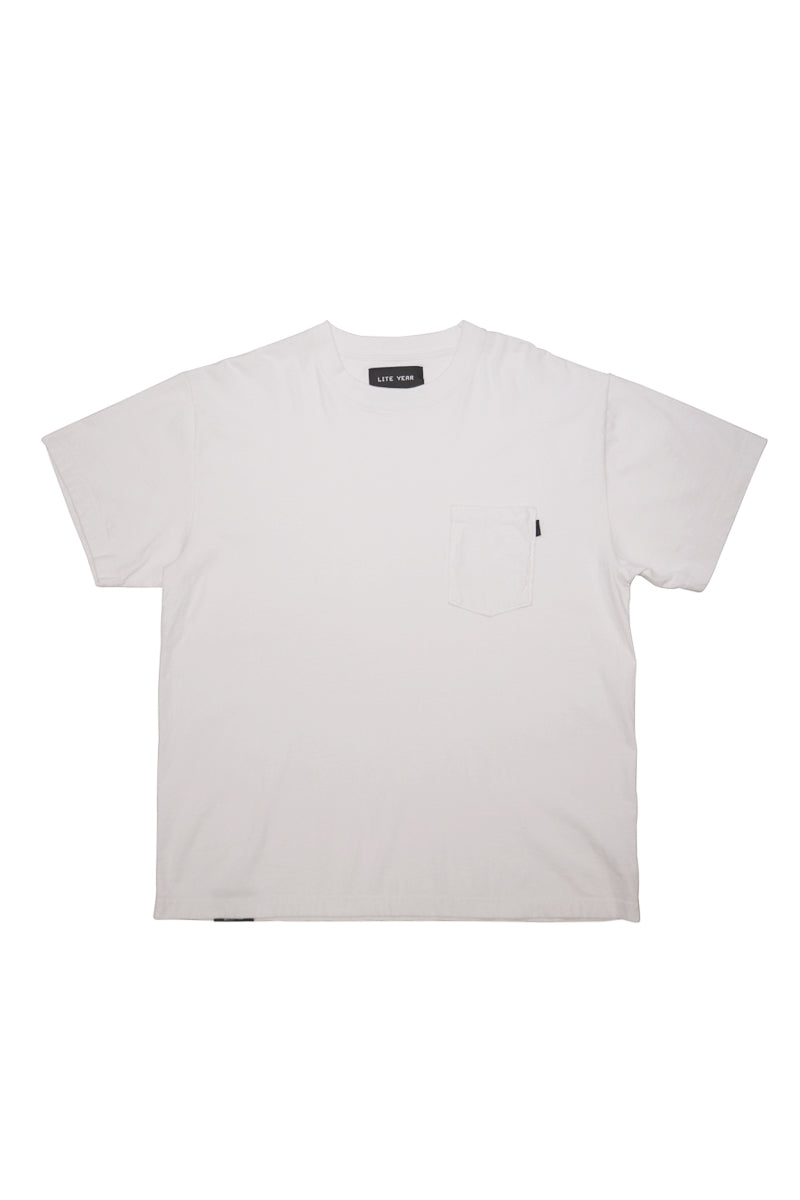 Short Sleeve Pocket Tee - White