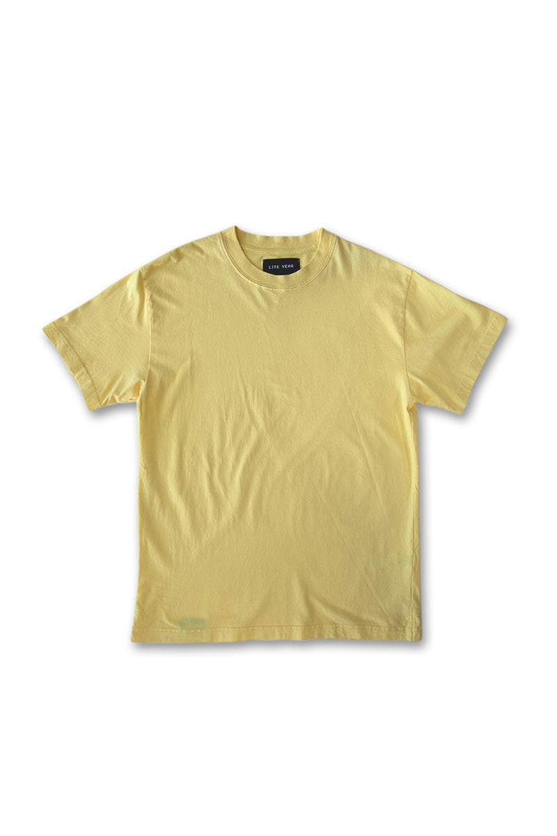 Short Sleeve Tee - Washed Yellow
