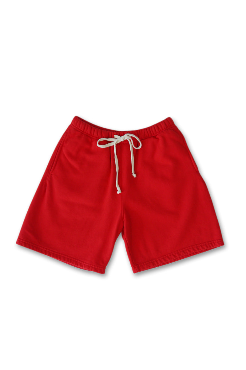 Relaxed Fit Short- Washed Red