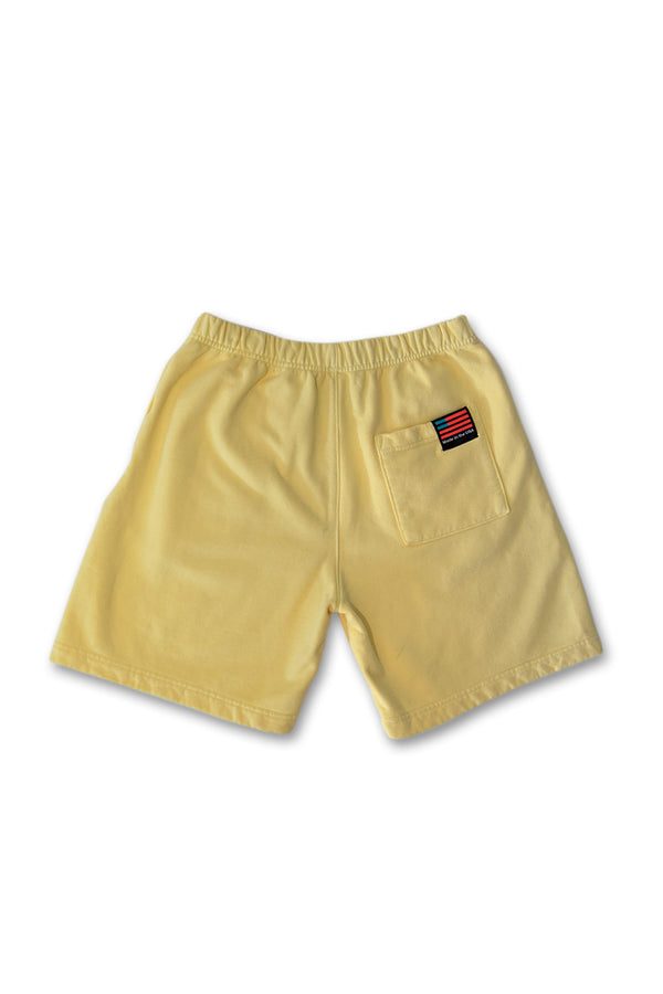 Relaxed Fit Short - Washed Yellow
