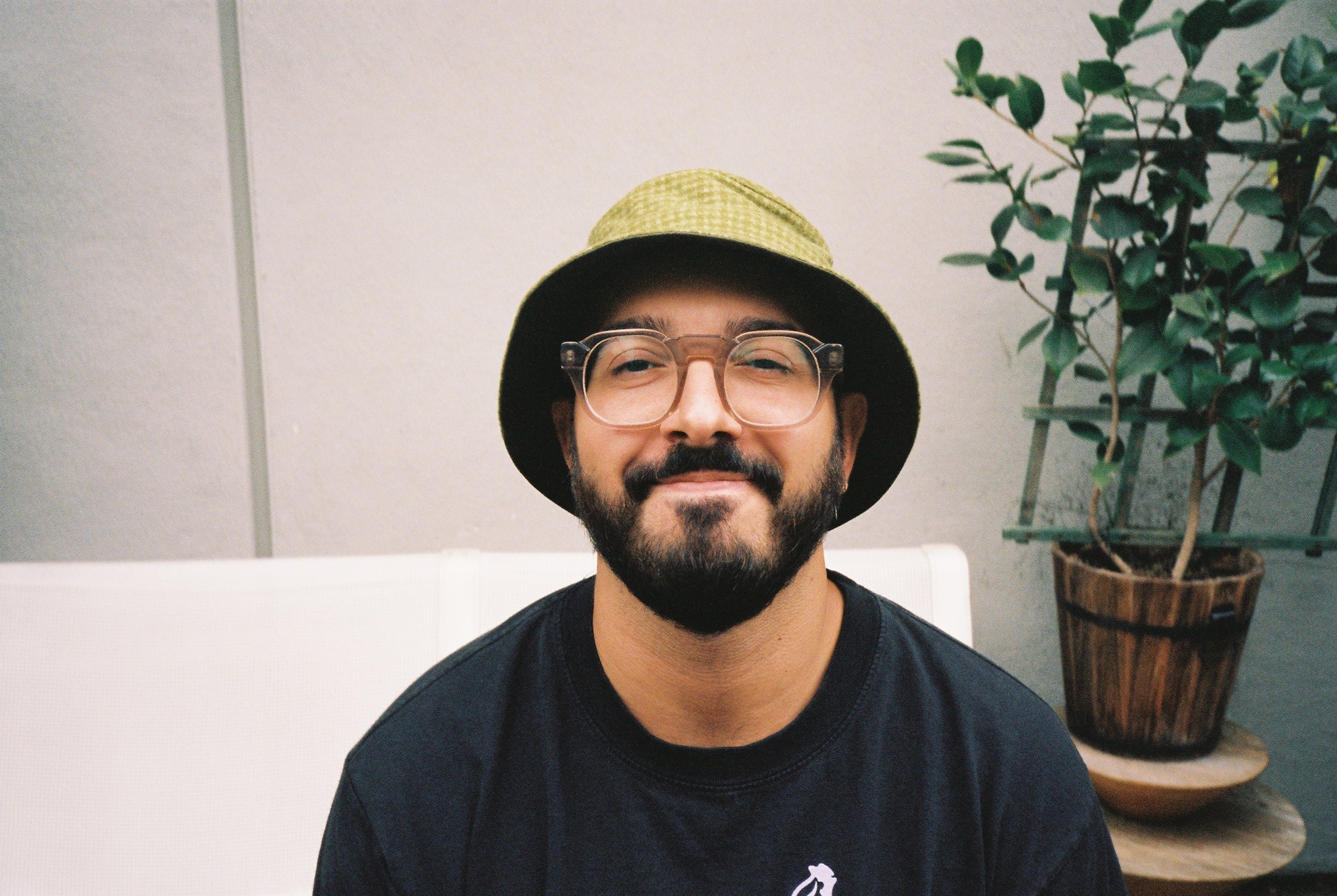 Houndstooth Bucket Hat - Green